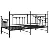 vidaXL Daybed Frame Black 90 x 200 cm Steel