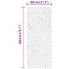vidaXL Rug HUARTE Short Pile Soft and Washable Cream 80x200 cm
