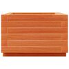 vidaXL Garden Planter Wax Brown 40x40x26.5 cm Solid Wood Pine