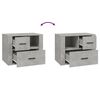 vidaXL Bedside Cabinet Concrete Grey 60x36x45 cm Engineered Wood