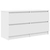 vidaXL TV Cabinet White 100x35x54 cm Engineered Wood