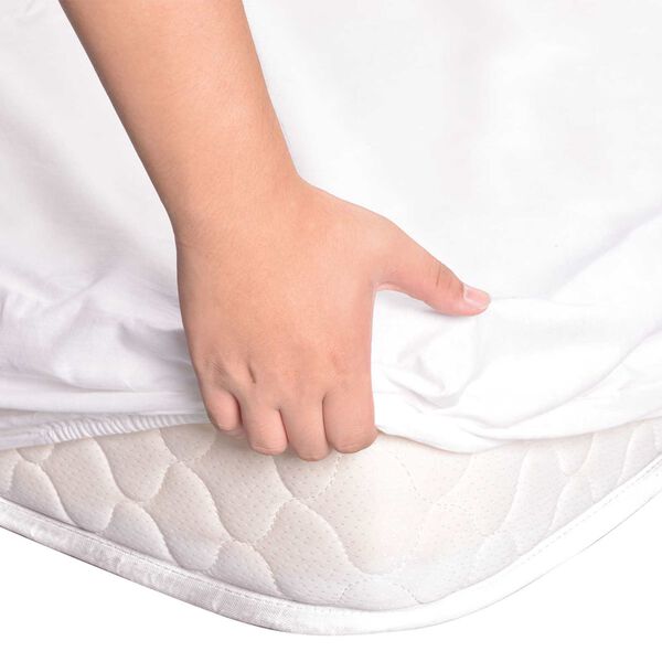 vidaXL Bed Sheet White 200 x 160 cm Cotton