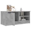 vidaXL TV Cabinet Concrete Grey 80x35x36.5 cm Engineered Wood