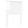 vidaXL Headboard with Headboard Gloss White 75 cm Engineered wood