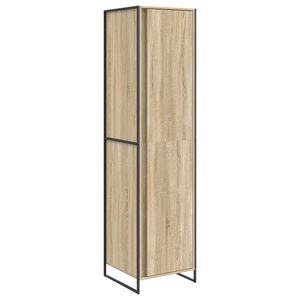 vidaXL Warderobe 2 pcs Sonoma 50 x 50 x 200 cm Engineered Wood