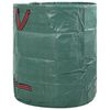 vidaXL Garden Waste Bags 12 pcs Green 45 x 45 x 76 cm Polypropylene