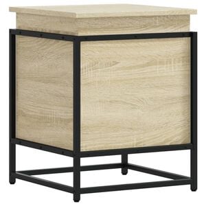 vidaXL Storage Box with Lid Sonoma Oak 40x40x51,5 cm Engineered Wood