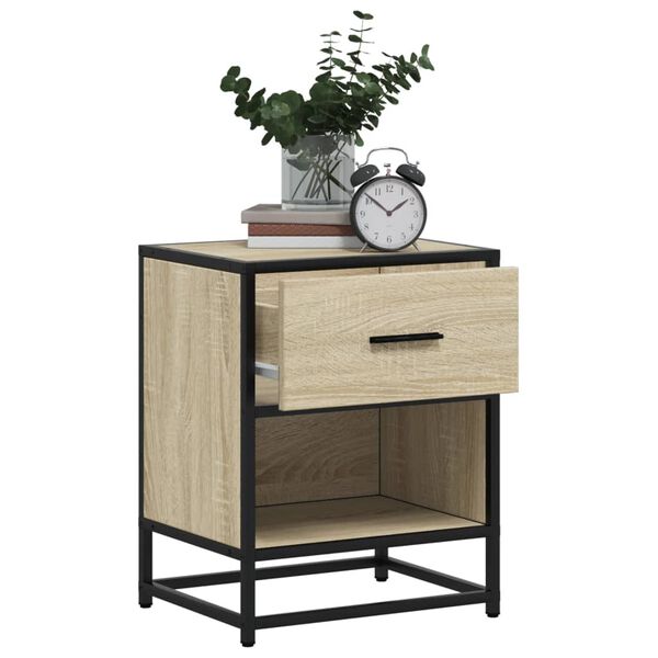 vidaXL Bedside Cabinets 2 pcs Sonoma Oak 40x31x50 cm Engineered Wood