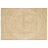 vidaXL Area Rugs White 120 x 170 cm Jute