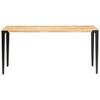 vidaXL Dining Table 160x80x76 cm Solid Mango Wood