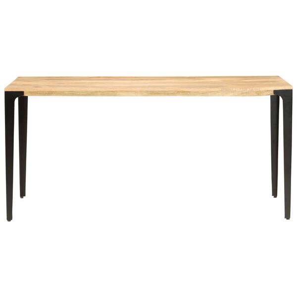 vidaXL Dining Table 160x80x76 cm Solid Mango Wood
