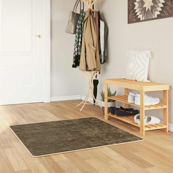 vidaXL Rug Runner MARSA Forest Green 100 x 100 cm Polyester and PVC