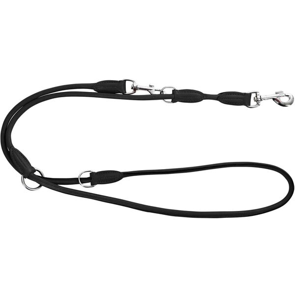 Kerbl Guide Dog Leash Roma 2 m Leather Black 81097