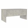 vidaXL Coffee Table Concrete Grey 102x50.5x46.5 cm Engineered Wood