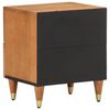 vidaXL Bedside Cabinet 40x33x46 cm Solid Wood Mango