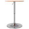 vidaXL Bar Table &Oslash;50x89.5 cm Solid Wood Beech