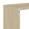 vidaXL Wall Cube Shelves 6 pcs Sonoma Oak 26x15x26 cm