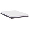 vidaXL Mattress White and Grey 140 x 200 cm Memory Foam