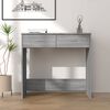 vidaXL Desk Grey Sonoma 80x40x75 cm Engineered Wood