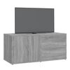 vidaXL TV Cabinet Grey Sonoma 80x34x36 cm Engineered Wood