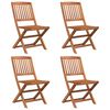 vidaXL 5 Piece Garden Dining Set Solid Wood Acacia