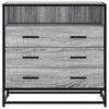 vidaXL Drawer Cabinet Grey Sonoma 70x41x70 cm Engineered Wood