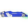 vidaXL Children's LED Race Car Bed 90x200 cm Blue