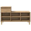 vidaXL Shoe Cabinet Artisan Oak 102 x 36 x 60 cm Engineered Wood