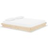 vidaXL Bed Frame without Mattress Solid Wood Super King