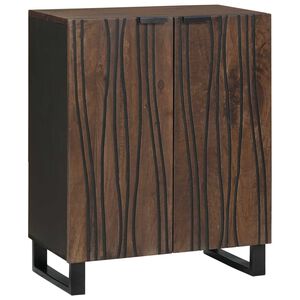 vidaXL Sideboard Brown 60 x 33.5 x 75 cm Solid Mango wood