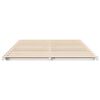 vidaXL Floor Bed Frame White 140 x 220 cm Solid pine wood