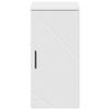 vidaXL Bathroom Cabinet with Door High Gloss White 30 x 31.5 x 61 cm