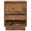 vidaXL Bedside Cabinet Old Wood 39 x 34.5 x 50 cm Engineered wood