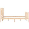 vidaXL Bed Frame without Mattress Small Double Solid Wood Pine
