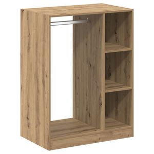 vidaXL Wardrobe Artisan Oak 77 x 48 x 102 cm Engineered Wood
