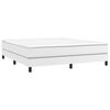 vidaXL Box Spring Bed Frame White Super King Faux Leather (UK/IE/FI/NO only)