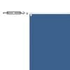 vidaXL Vertical Awning Blue 140x1000 cm Oxford Fabric