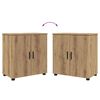 vidaXL Bathroom Cabinet with Storage Artisan Oak 61 x 35 x 64 cm