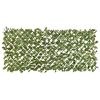 Nature Garden Trellis with Laurel Palm 90x180 cm Green Leaves
