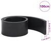 vidaXL Rubber Edge for Snow Plow Black 100x8x1 cm