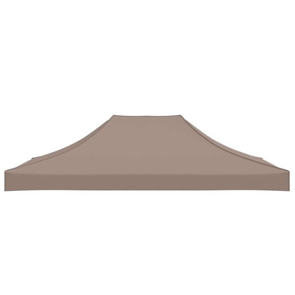 vidaXL Party Tent Roof 4x3 m Taupe 270 g/m²