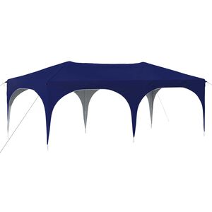 vidaXL Pop-up Party Tent Blue 575 x 288 x 245 cm Oxford Fabric