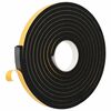 vidaXL Self-adhesive Foam Tape 20 pcs Black 20mm x 5m CR Foam