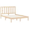 vidaXL Bed Frame without Mattress 150x200 cm King Size Solid Wood