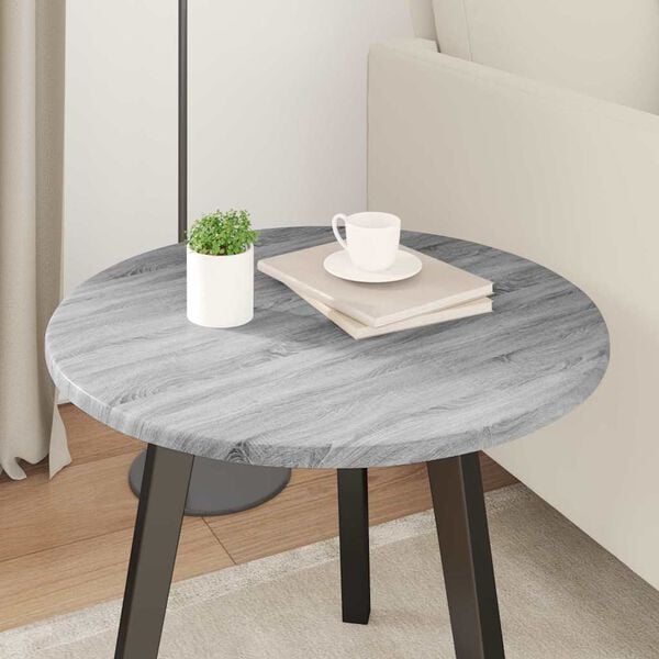 vidaXL Table Top Grey sonoma 50 x 50 x 1.5 cm Engineered Wood