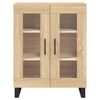 vidaXL Highboard Sonoma Oak 69.5x34x180 cm Engineered Wood