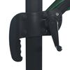 vidaXL Cantilever Garden Parasol with LED Lights and Aluminium Pole 400x300 cm Green
