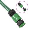 vidaXL Garden Hose with Fitting Set Green 0.5" 100 m PVC