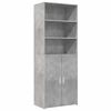 vidaXL Highboard Concrete Grey 70x42.5x185 cm Engineered Wood