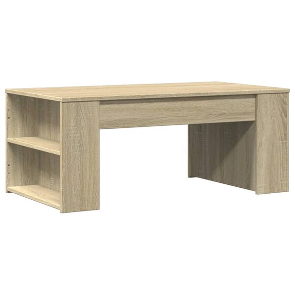 vidaXL Coffee Table Sonoma Oak 102x55x42 cm Engineered Wood